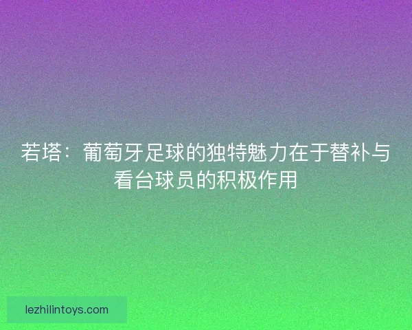 若塔：葡萄牙足球的独特魅力在于替补与看台球员的积极作用