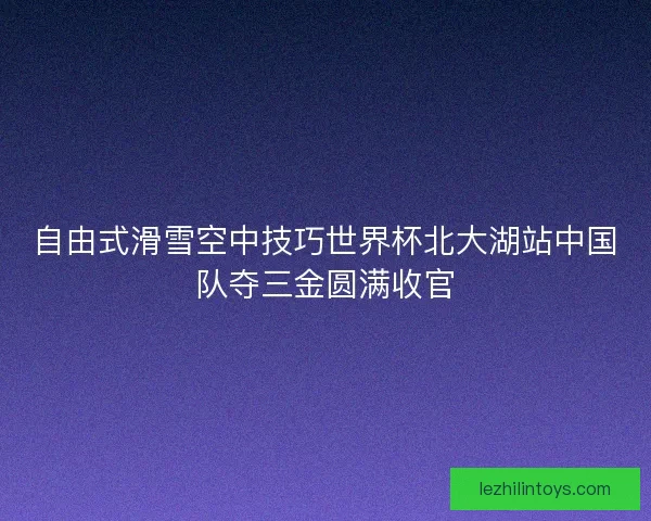 自由式滑雪空中技巧世界杯北大湖站中国队夺三金圆满收官